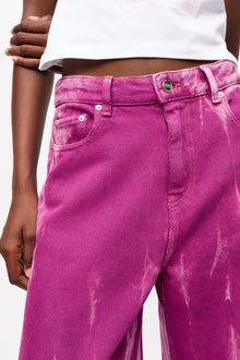Marri Jeans in Purple Overdyed Denim | Boysenberry