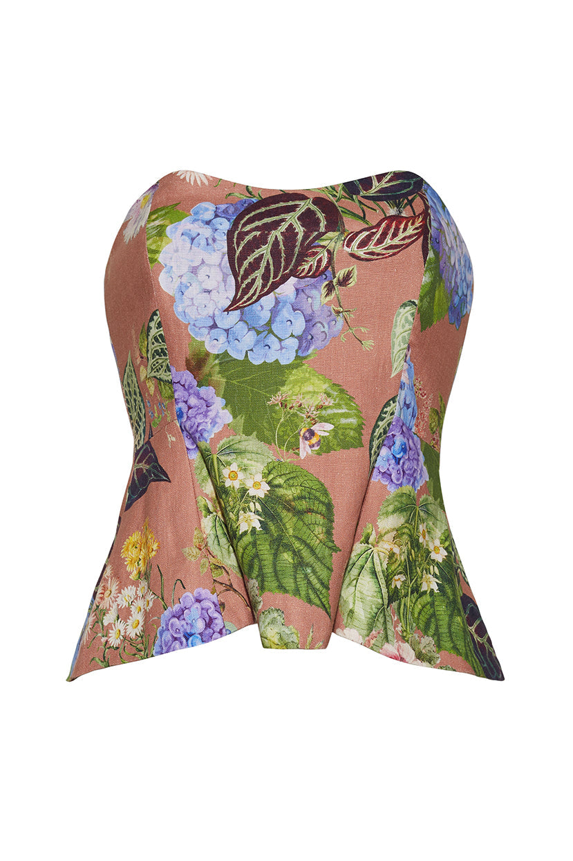 Martin Top | Avery Floral Caramel