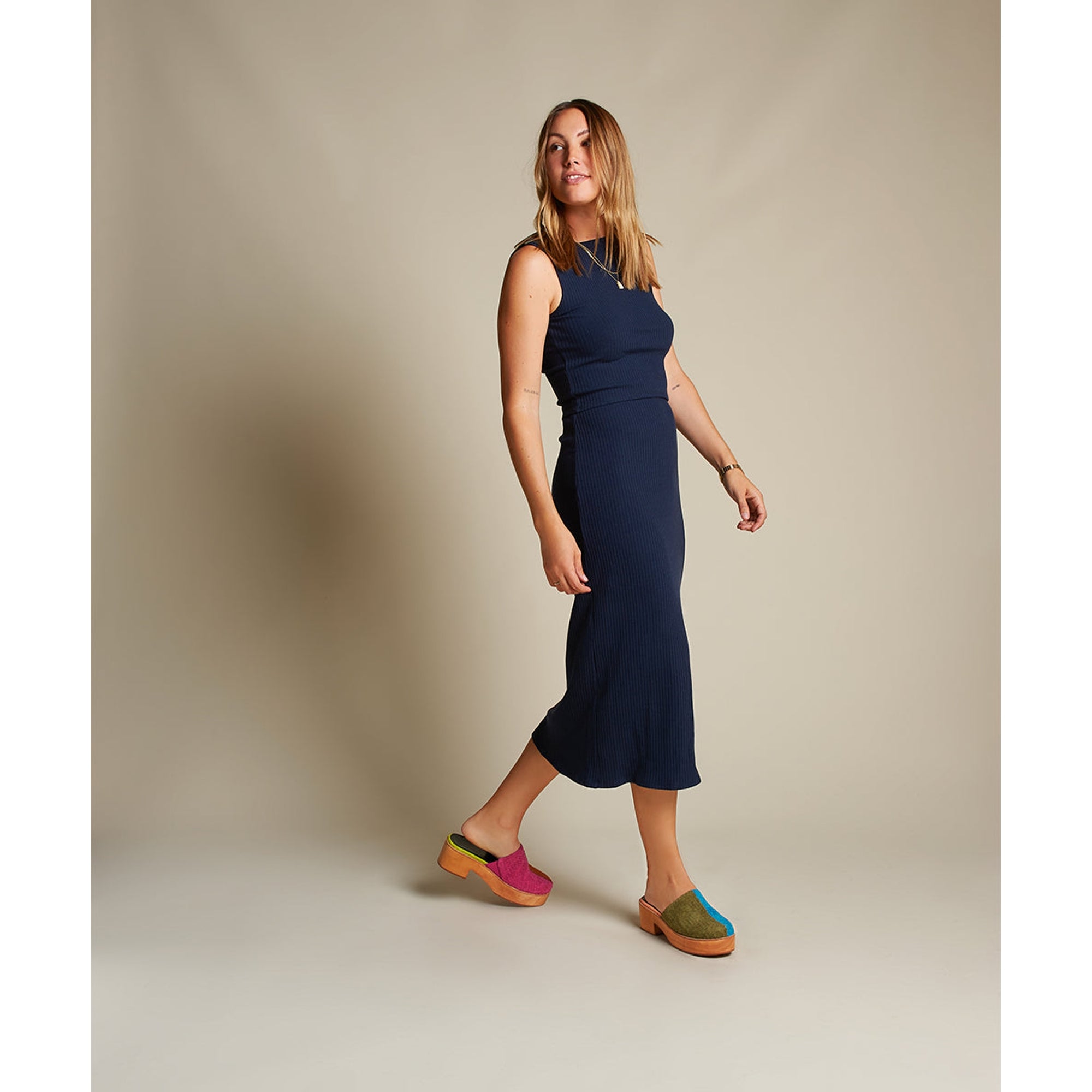 Martino Low Heel Wooden Clog | Nassau