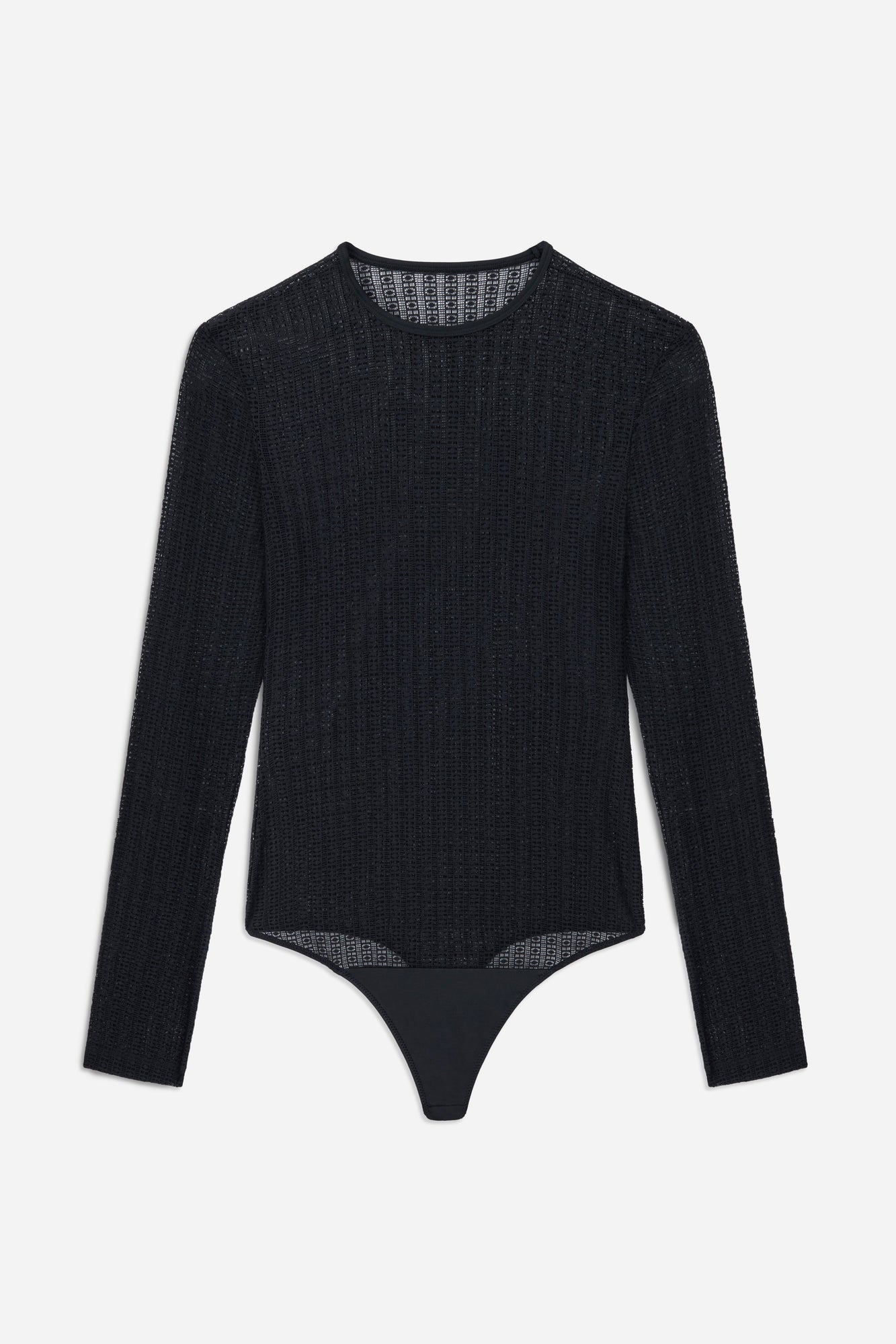 Matrix Long Sleeve Bodysuit | Black