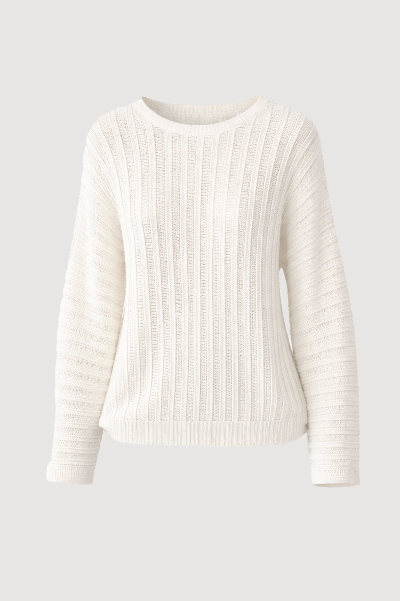 Mali | Matteo Open-Knit Cotton Sweater in Size Small - Flat