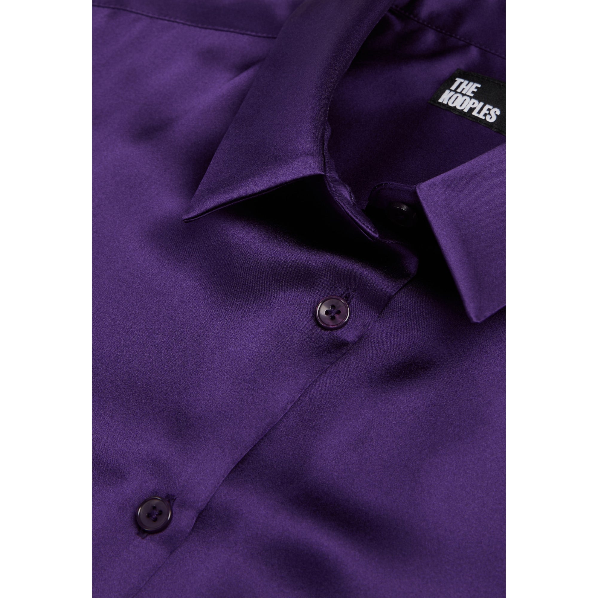 Mauve Satin Silk Shirt | Women | Purple