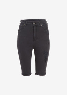 Womens | Maya High Rise Biker Short | Ash