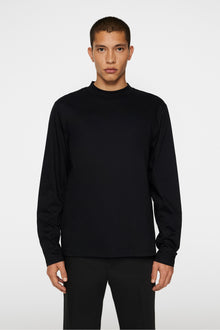 Men | Ace Mock Neck LS T-Shirt | Black
