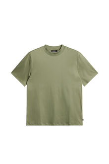 Men | Ace Mock Neck T-Shirt | Oil Green