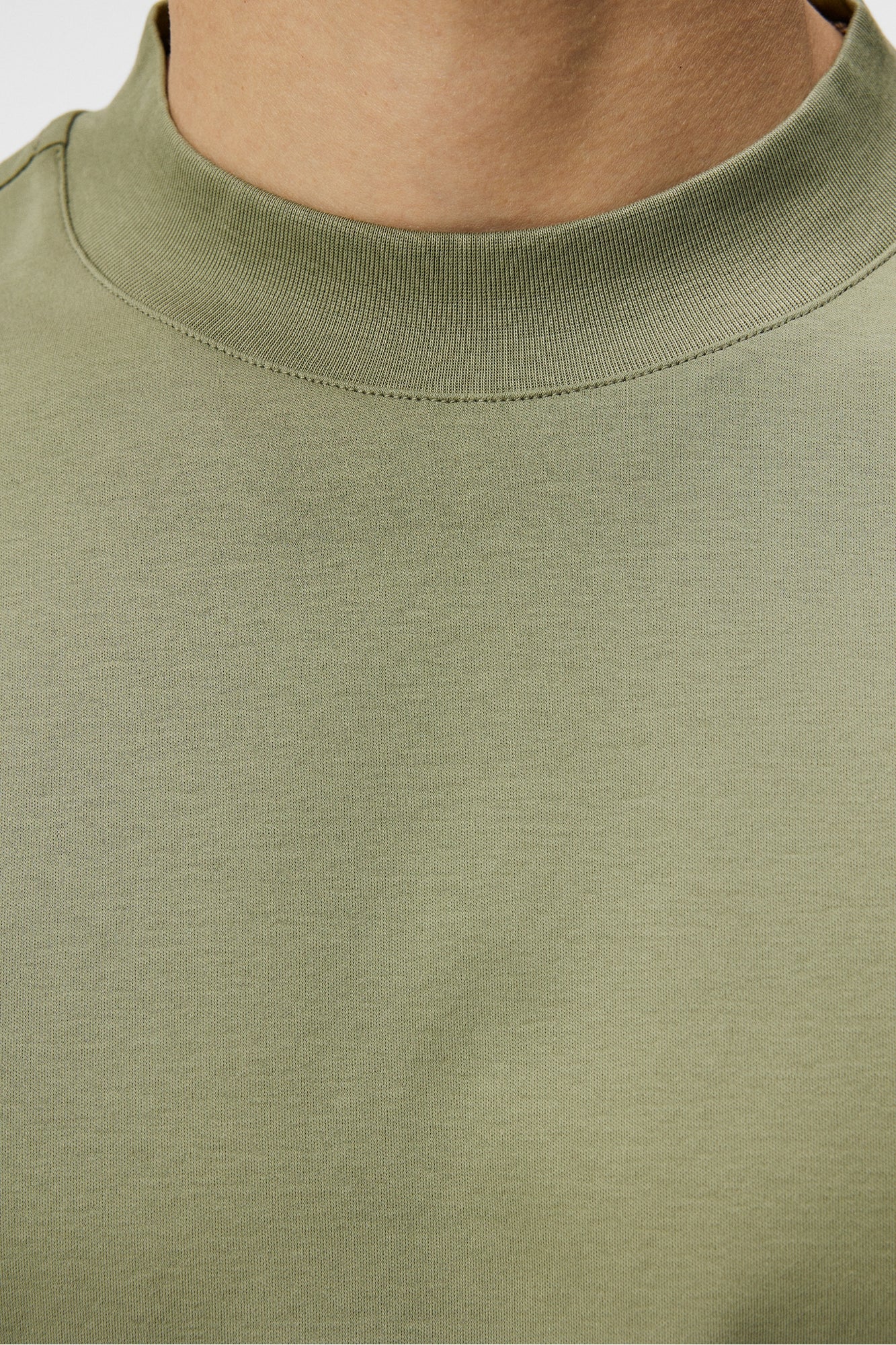 Men | Ace Mock Neck T-Shirt | Oil Green