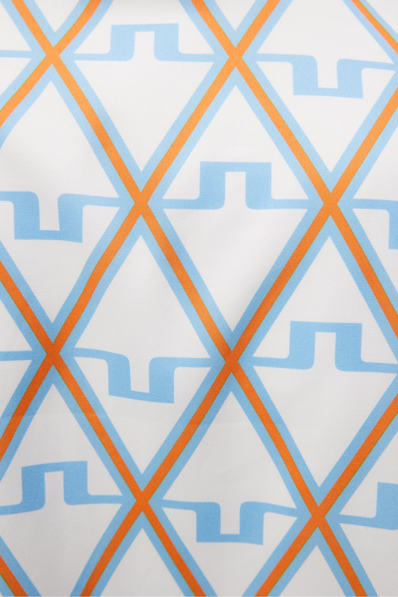 Men | Ash Light Packable Vest Print | Little Boy Blue Diamond