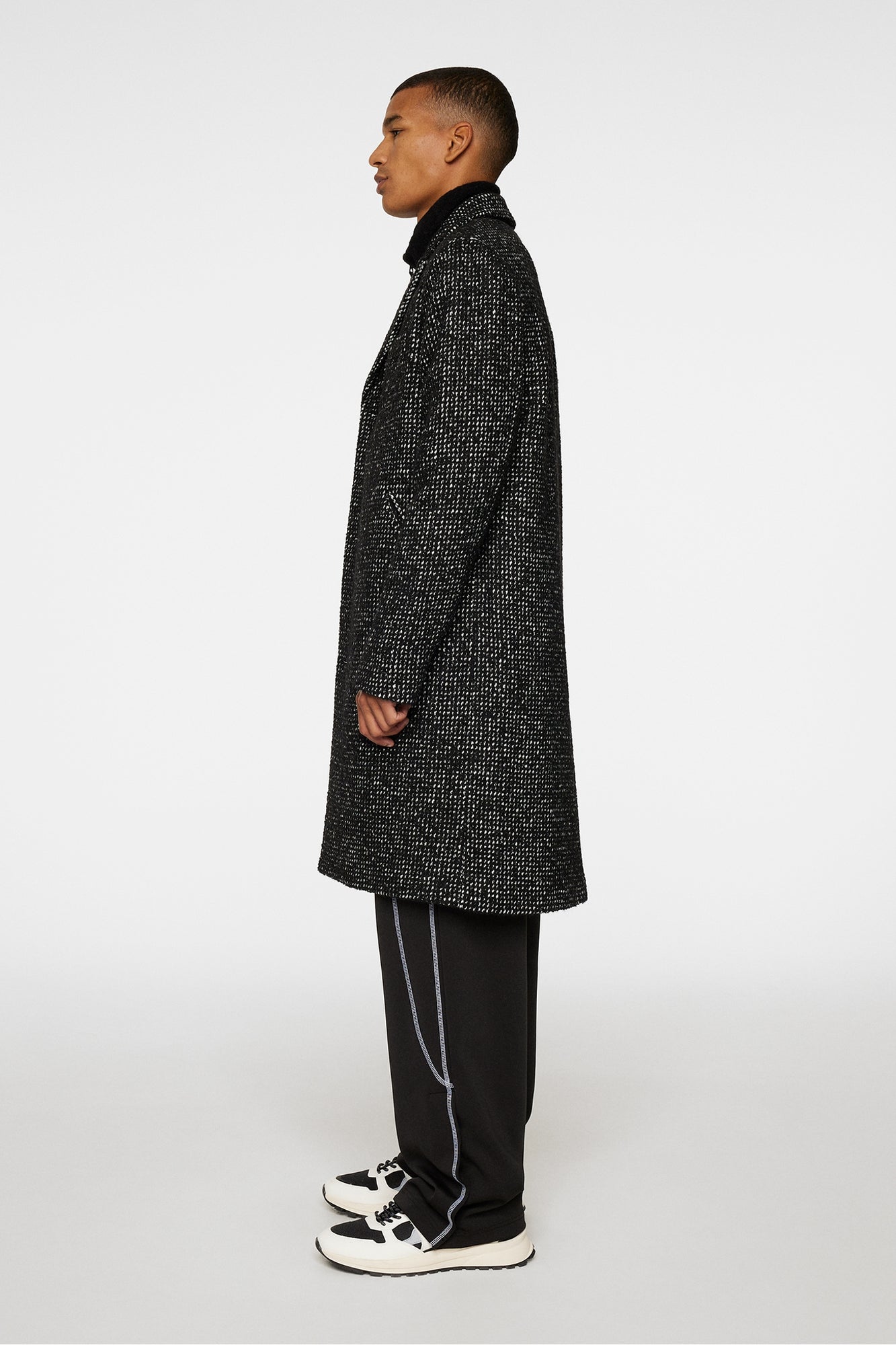 Men | August Wool Coat | Black