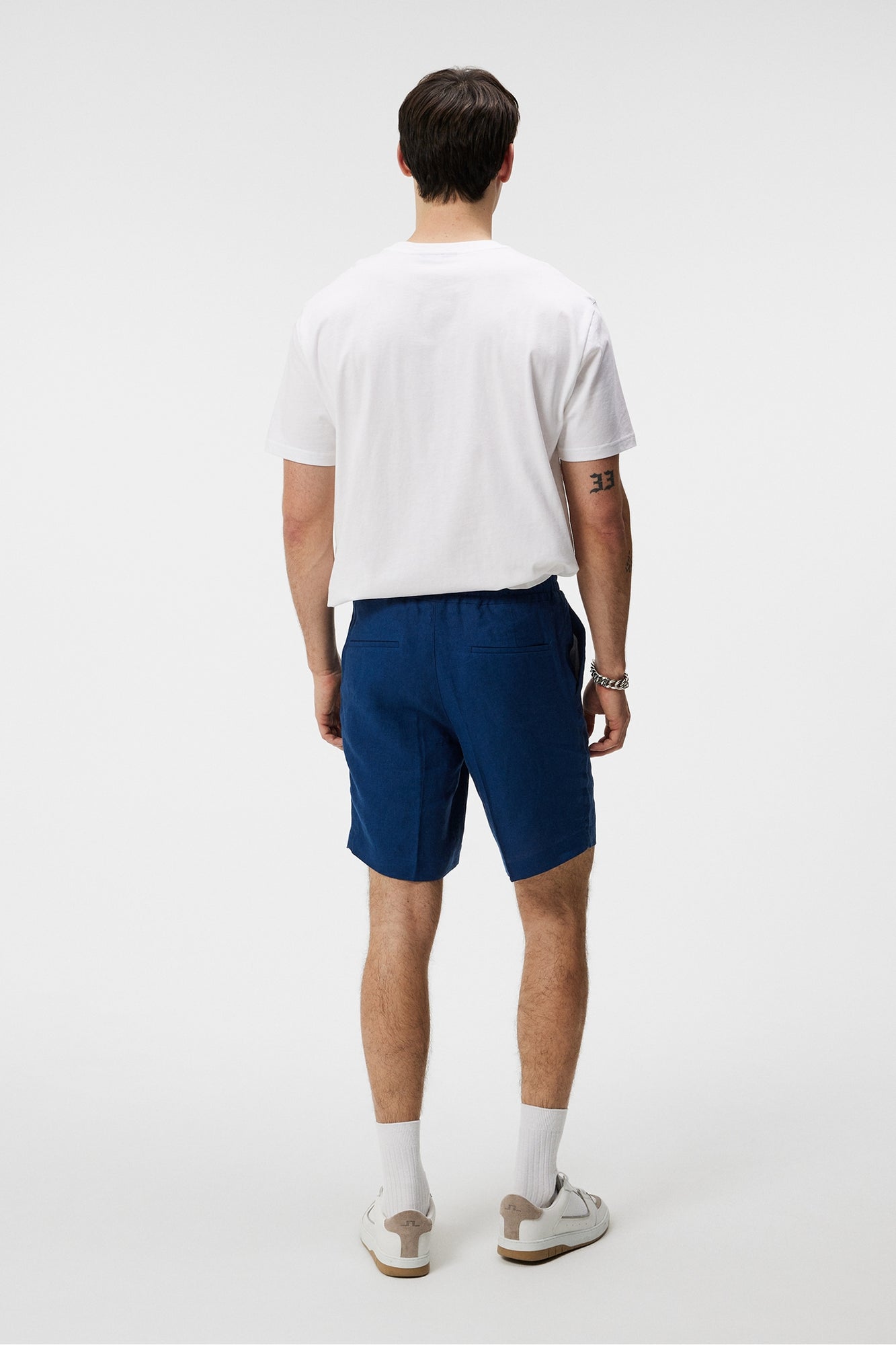 Men | Baron Linen Shorts | Estate Blue