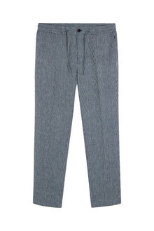 Men | Baron Linen Structure Pants | JL Navy