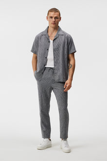 Men | Baron Linen Structure Pants | JL Navy