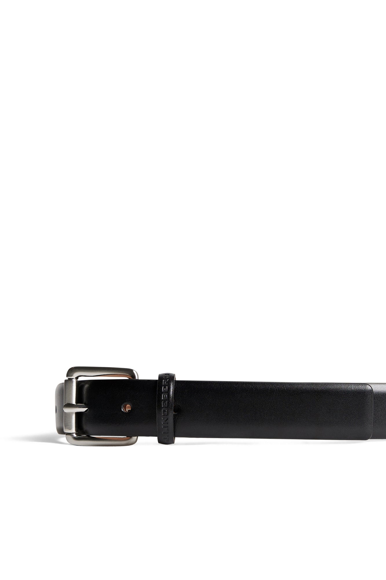 Men | Bill Leather Belt | Black (V1)