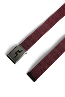 Men | BO Jacquard Belt | Bias Bridge Cabernet