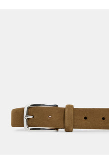 Men | Bobby Suede Belt | Butternut