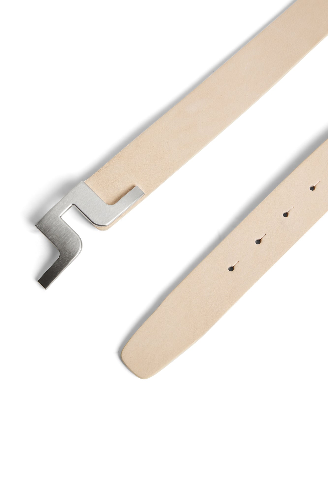 Men | Bridger Nubuck Leather Belt | Moonbeam