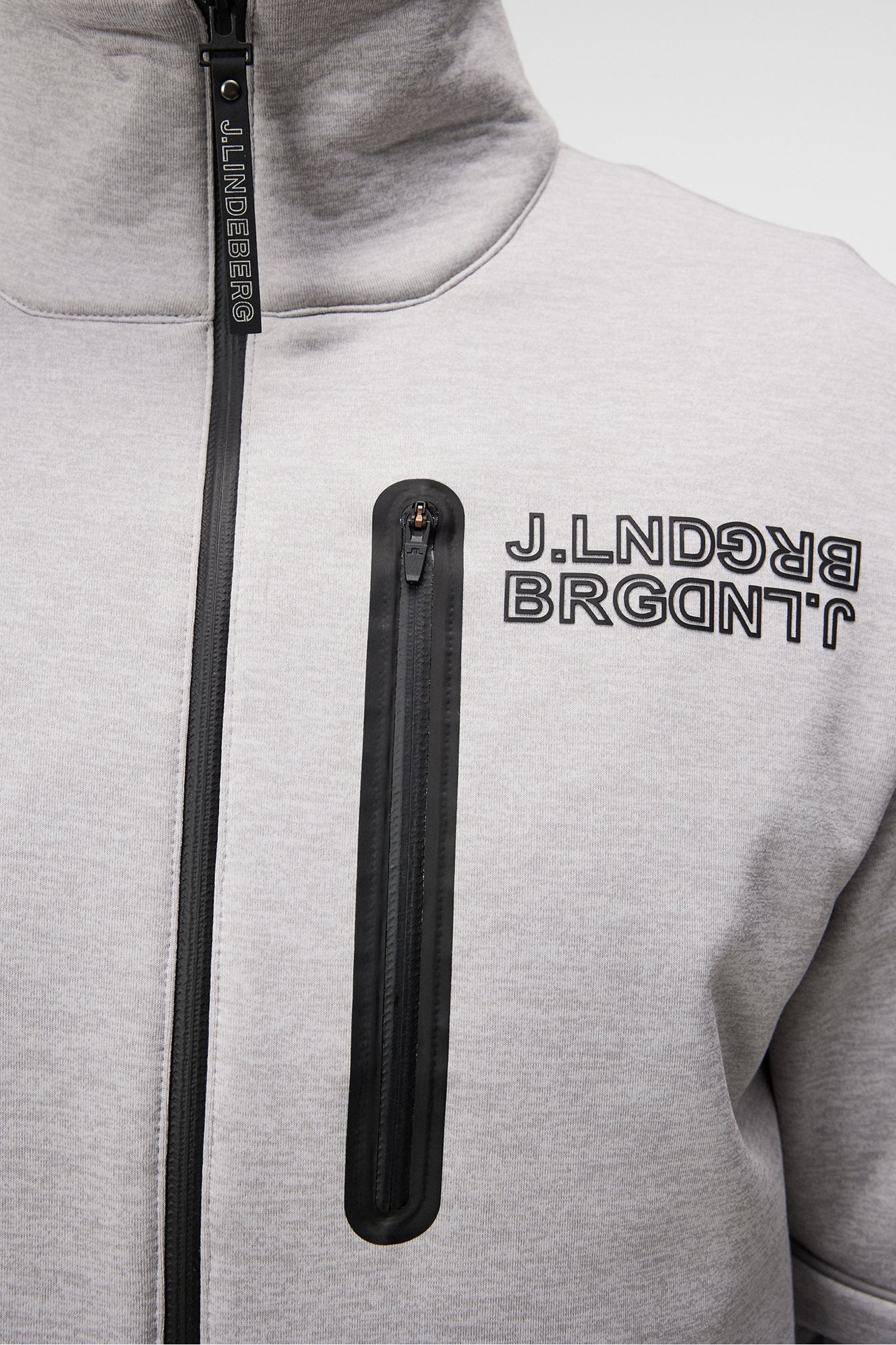 Men | Brush Full Zip Midlayer | Grey Melange