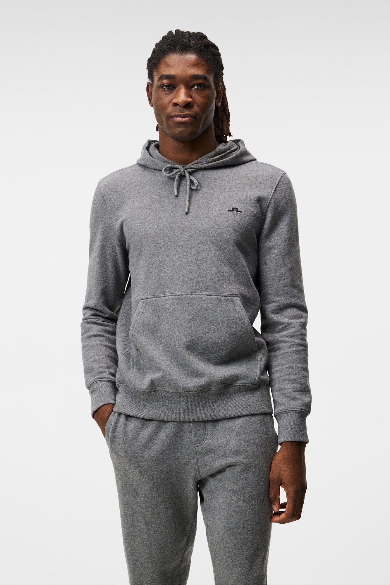 Men | Cal Sweat Hoodie | Mid Grey Melange