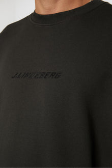 Men | Callan Logo Creneck | Washed Black