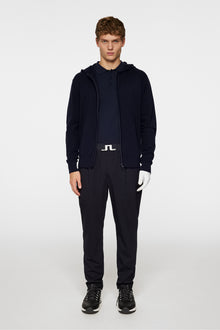 Men | Cameron Hooded Knit Full Zip | JL Navy