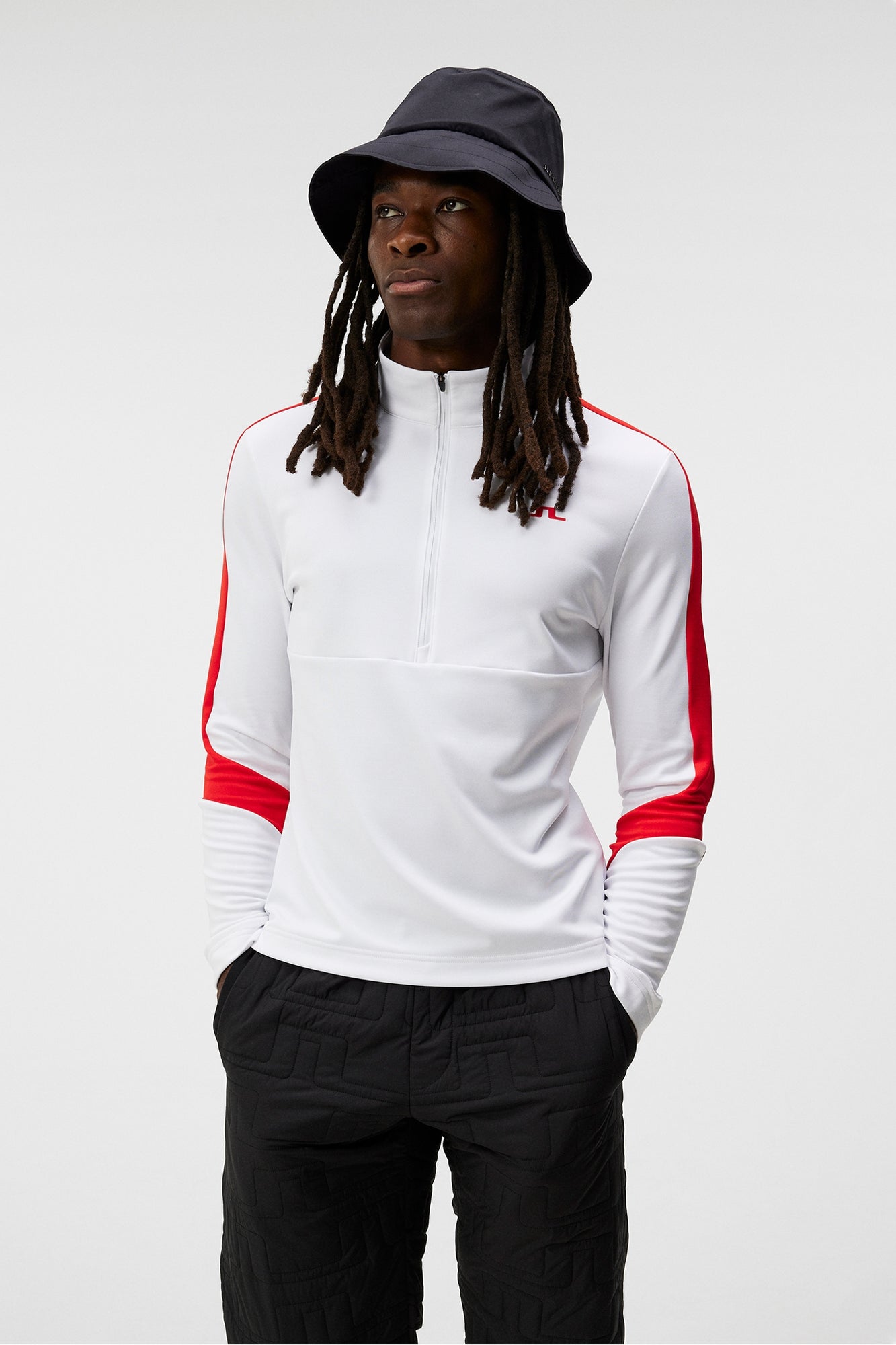 Men | Carl Mid Layer | Fiery Red