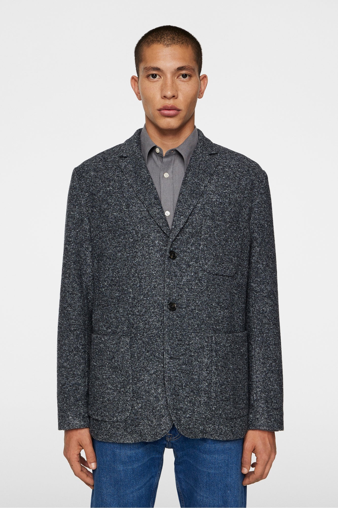 Men | Carlton Cardigan Blazer | Black