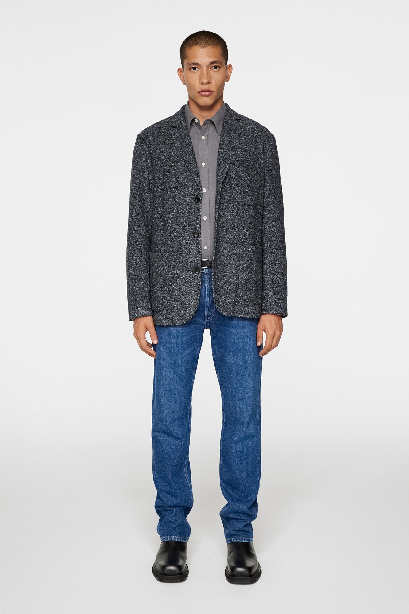 Men | Carlton Cardigan Blazer | Black