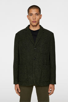 Men | Carlton Cardigan Blazer | Forest Green
