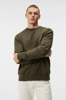 Men | Chip Creneck Sweatshirt | Forest Green