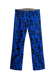Men | Clarke Pant Printed | Glitch Bridge Blue