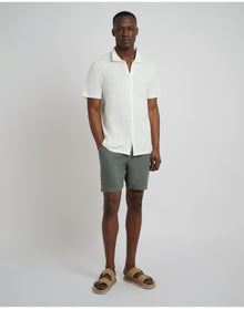Men | Classic Pull On Linen Short 6In | Agave