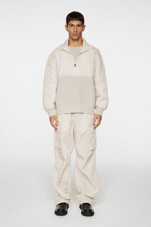 Men | Cole Hybrid Knit Quarter Zip | Moonbeam