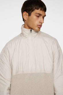 Men | Cole Hybrid Knit Quarter Zip | Moonbeam