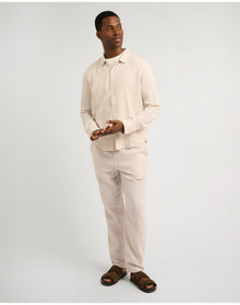 Men | Cotton Gauze Pull On Pant | Stone