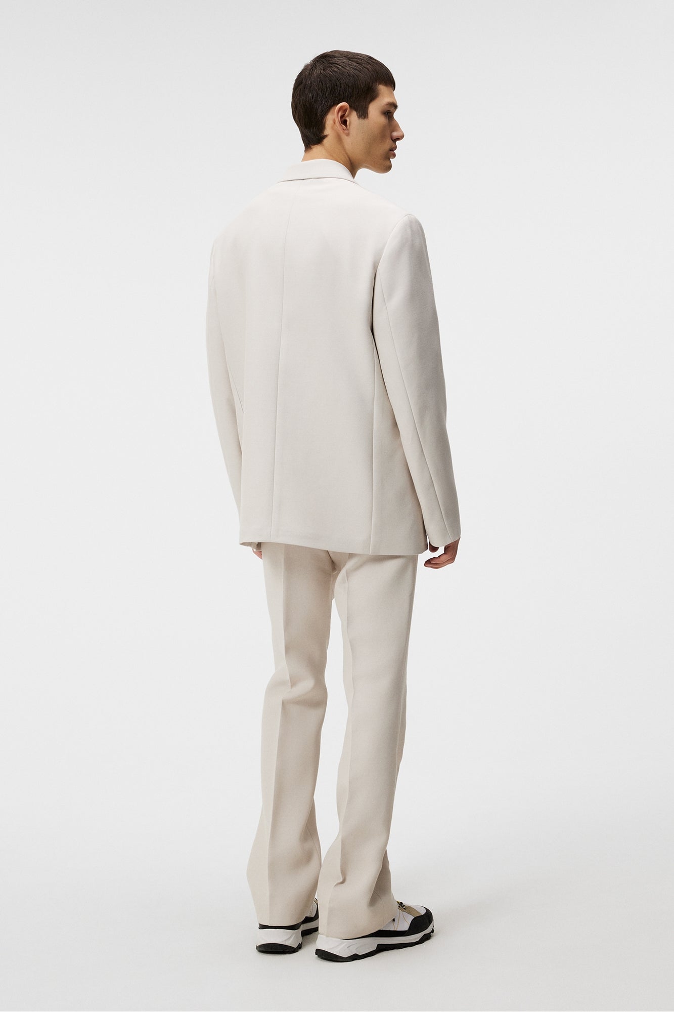 Men | David U Double Weave Blazer | Moonbeam