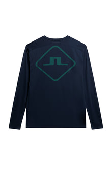Men | Diamond Long Sleeve Tee | JL Navy