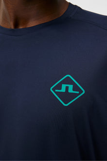 Men | Diamond Long Sleeve Tee | JL Navy