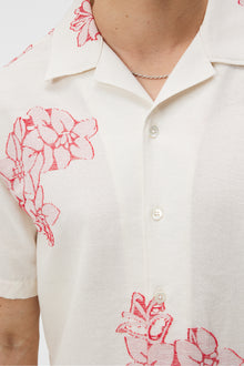 Men | Donso Fil Coupe Floral Shirt | Cloud White