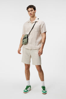 Men | Elio Linen Melange Shirt | Safari Beige
