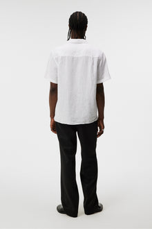 Men | Elio Linen Melange Shirt | White