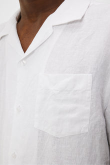 Men | Elio Linen Melange Shirt | White