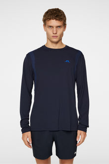 Men | Elion Long Sleeve Tee | JL Navy
