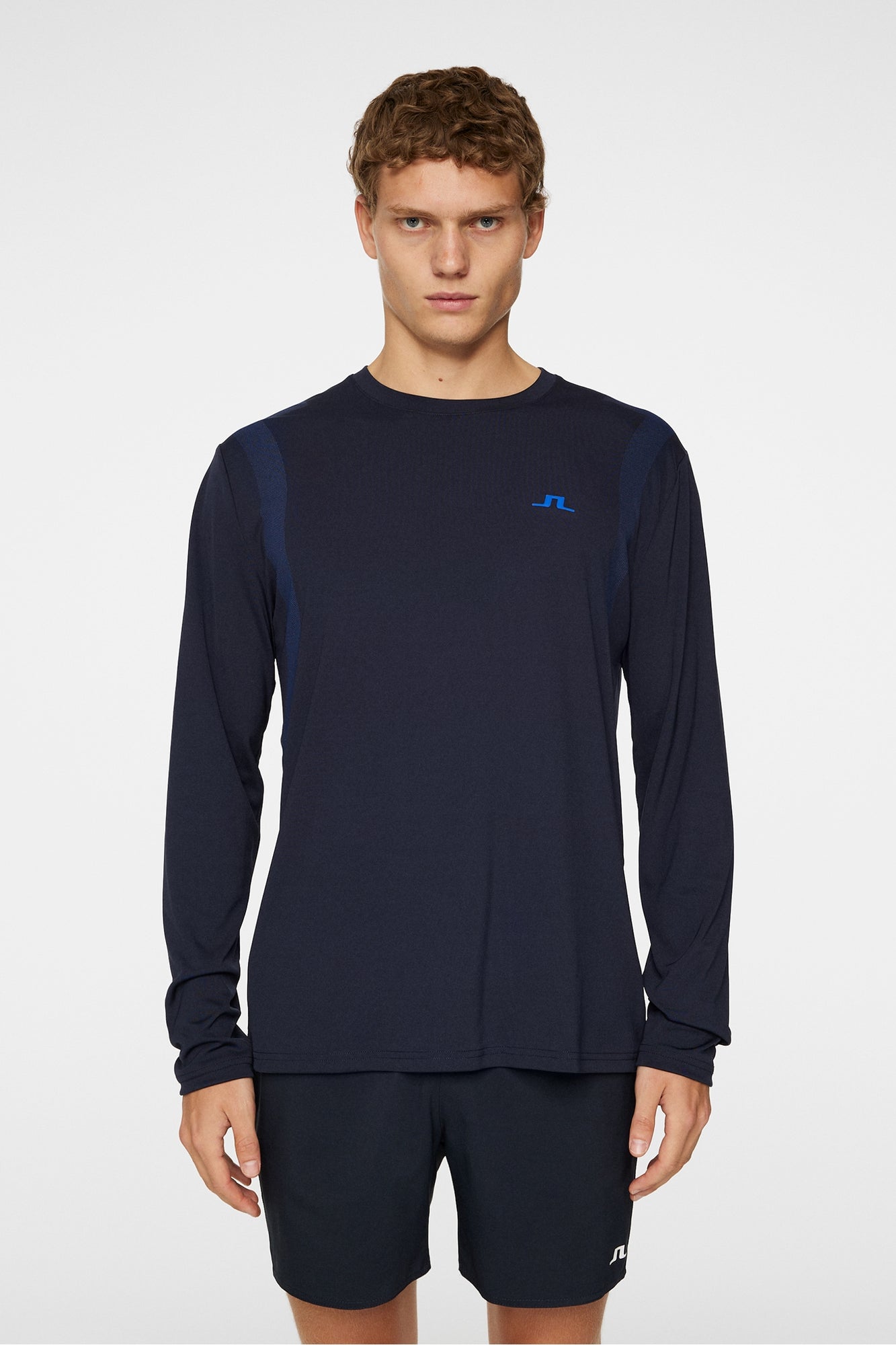 Men | Elion Long Sleeve Tee | JL Navy