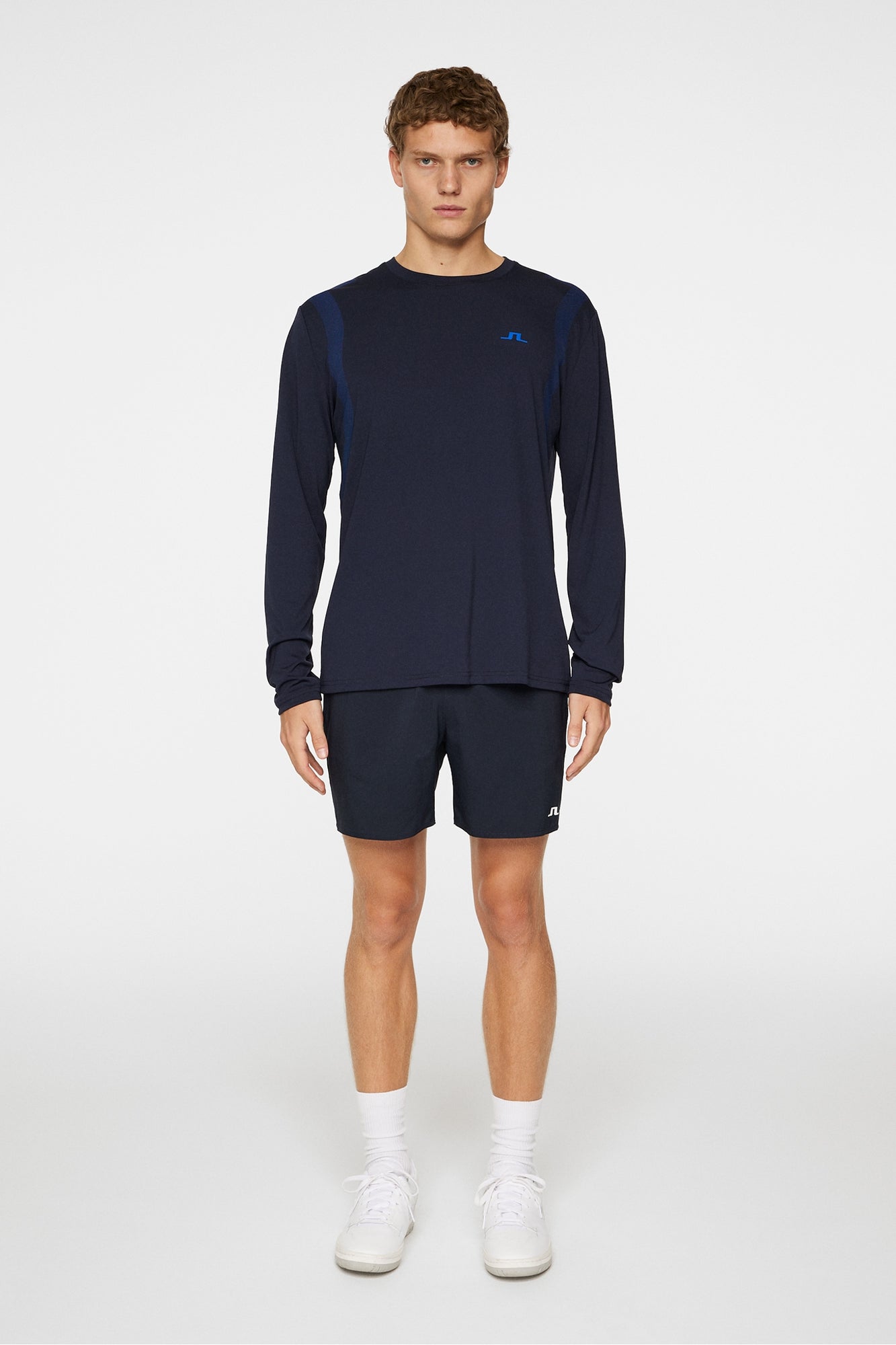 Men | Elion Long Sleeve Tee | JL Navy