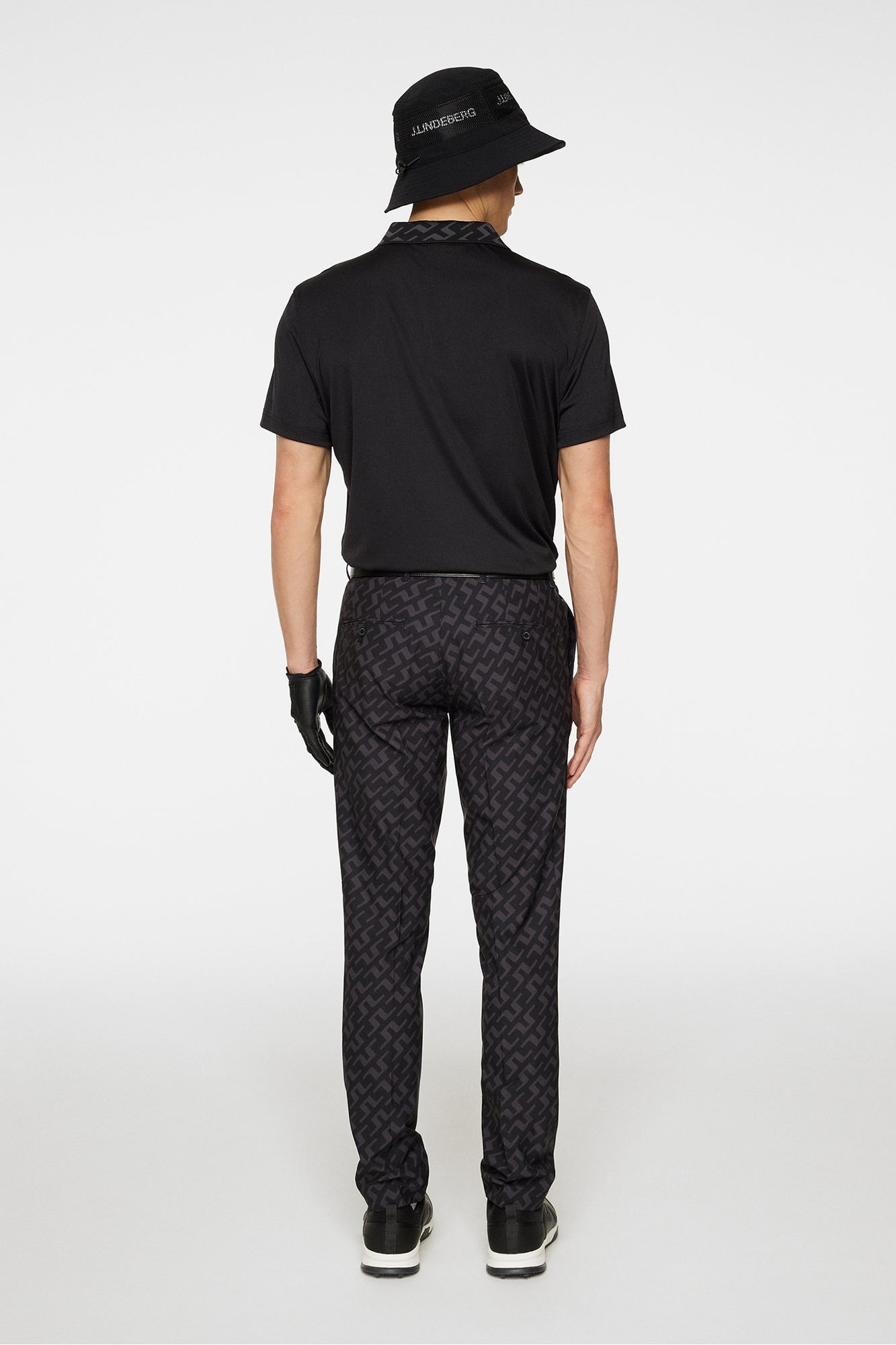 Men | Ellott Print Pant | Bias Bridge Black