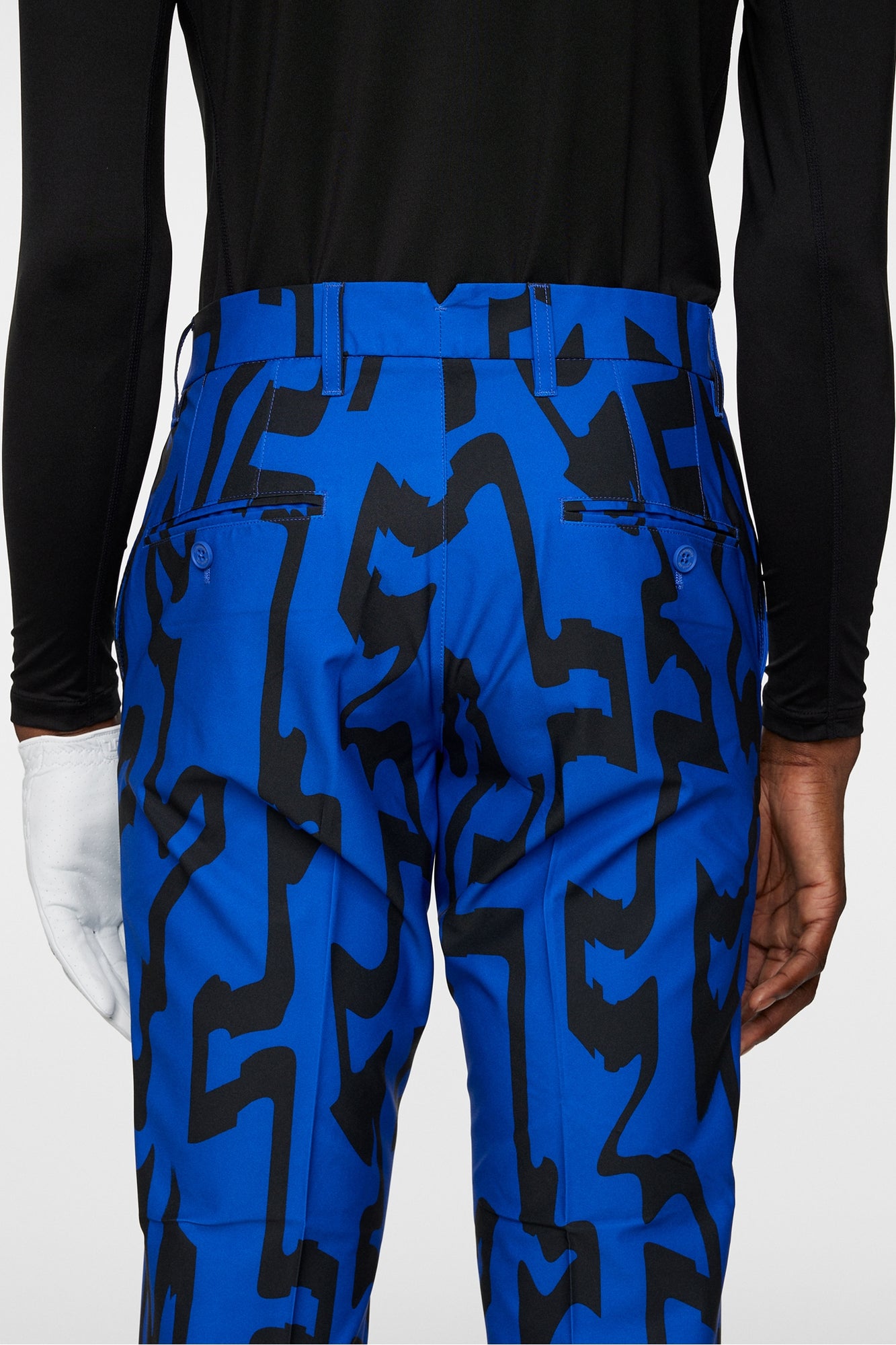 Men | Ellott Print Pant | Glitch Bridge Blue
