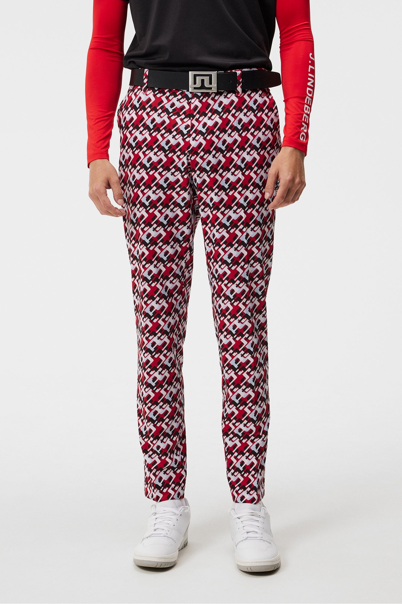Men | Ellott Print Pant | Micro Bridge Cherry