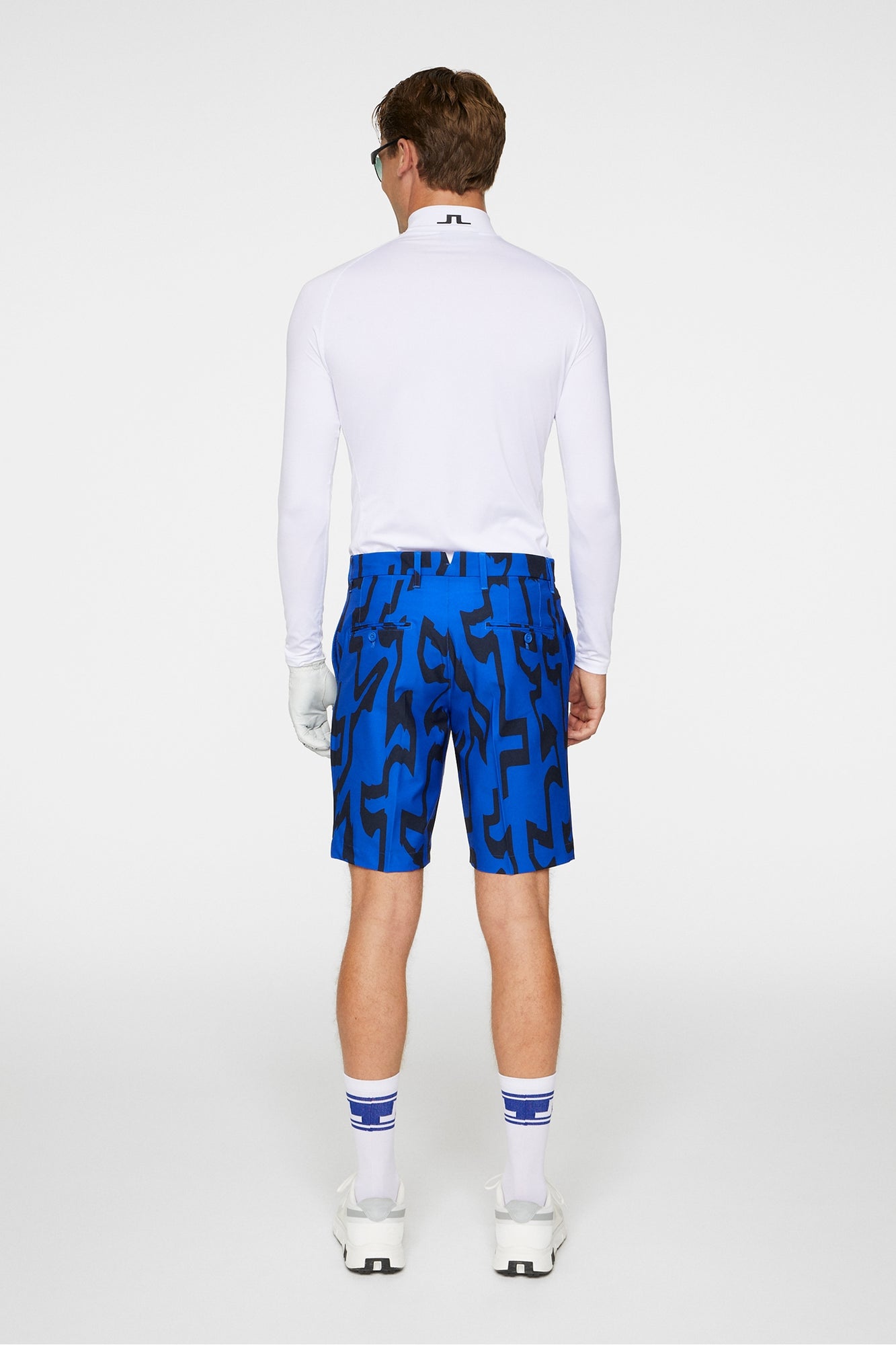 Men | Eloy Print Shorts | Glitch Bridge Blue
