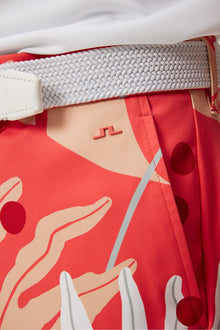 Men | Eloy Print Shorts | Paradise Monstera Coral