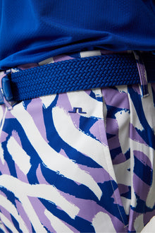 Men | Eloy Print Shorts | Purple Painted Zebra
