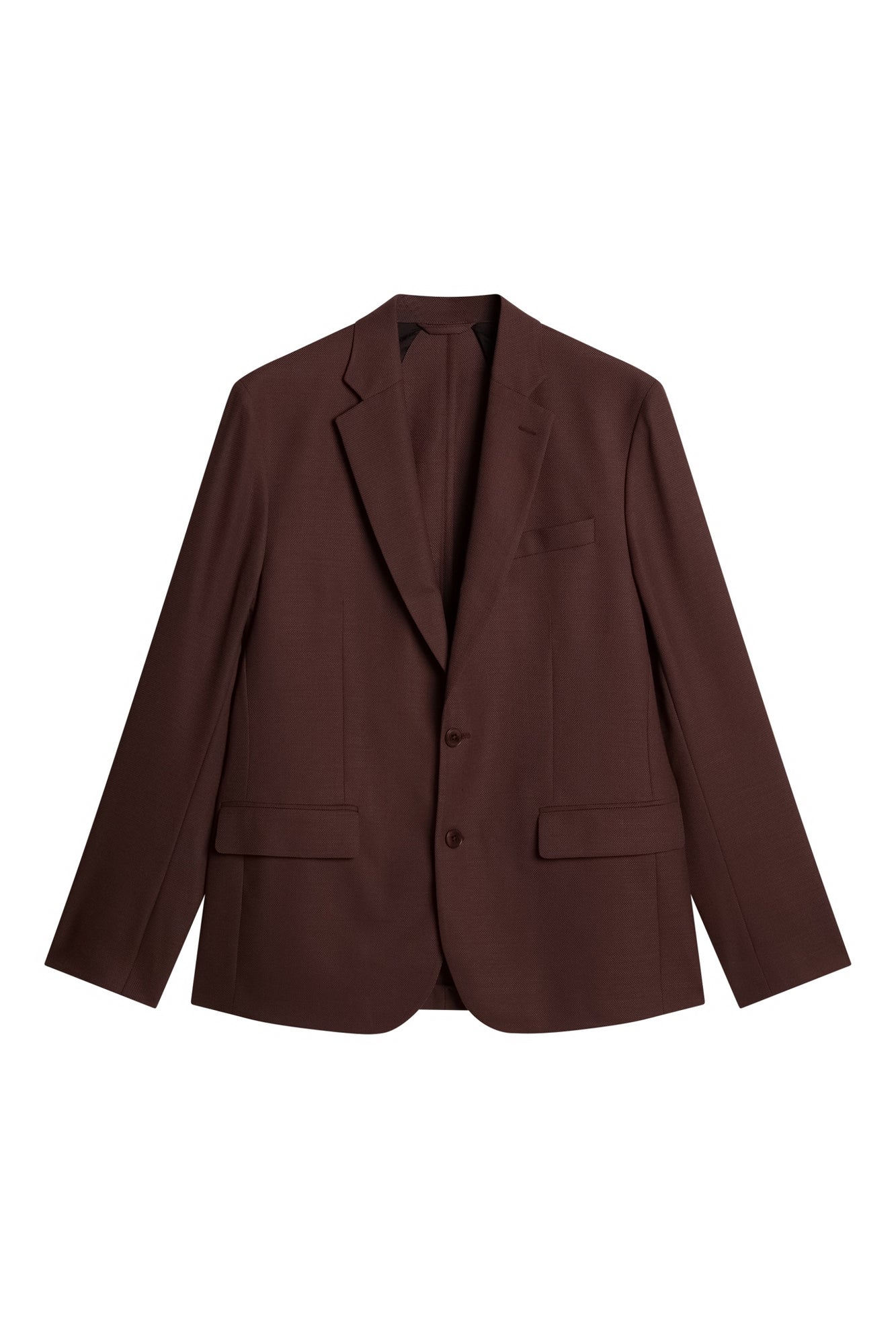 Men | Elton U Active Hopsack Blazer | Bitter Chocolate